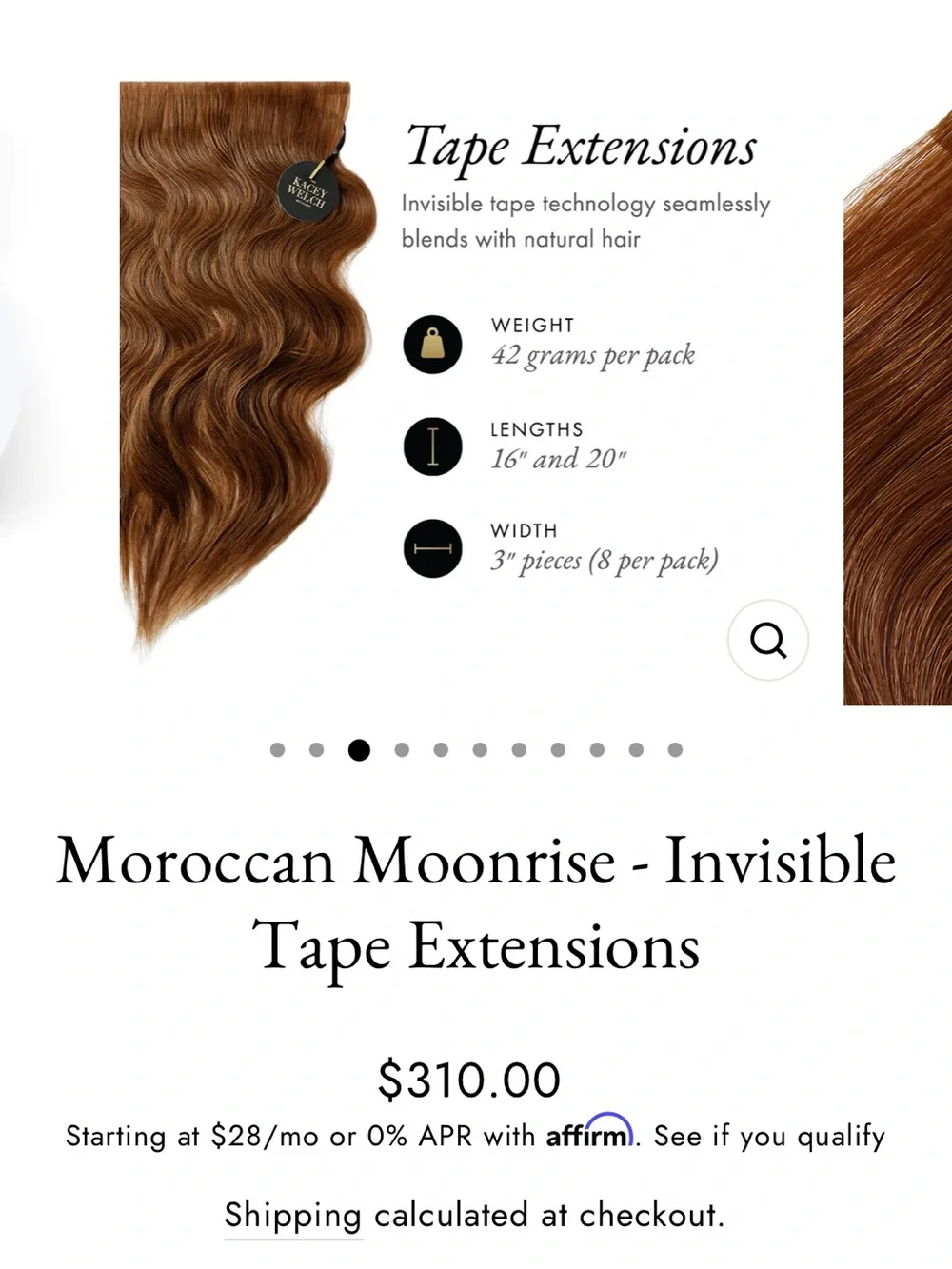 Moroccan Moonrise Invisible Tape Hair Extensions - Rich Warm Brown
